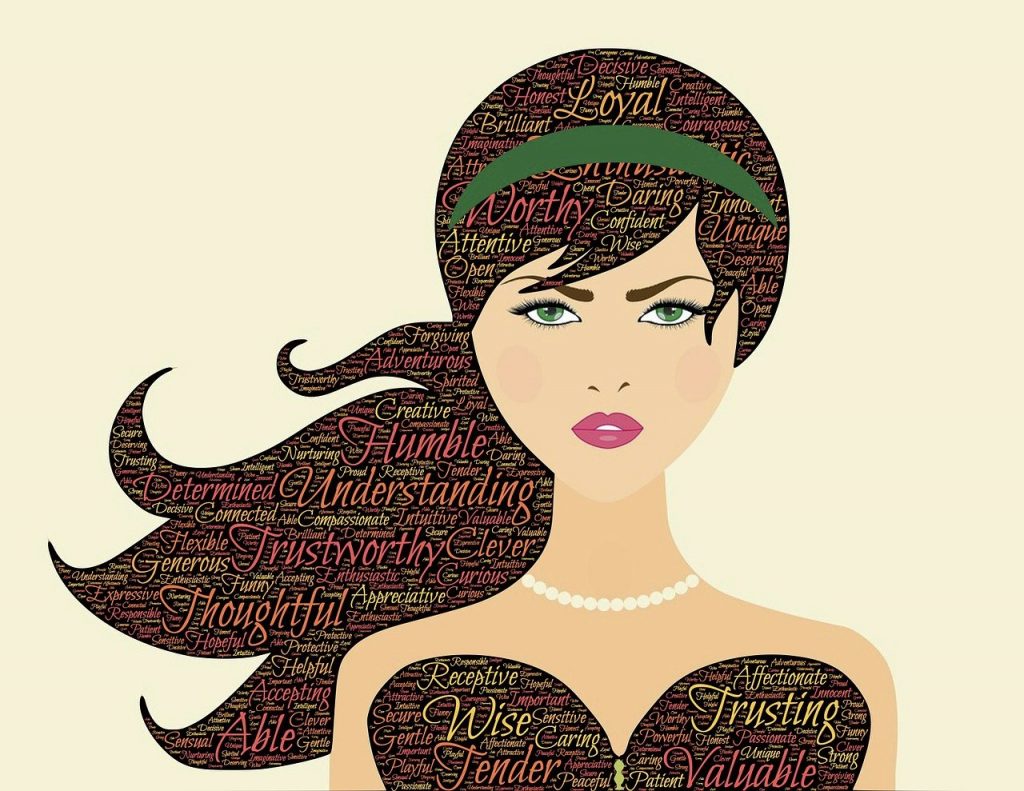 woman, beauty, qualities