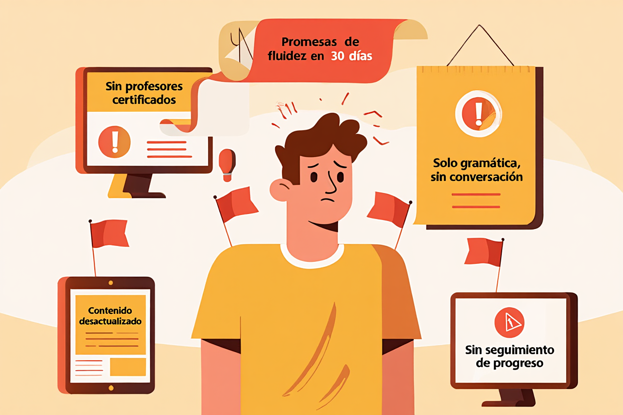 Errores comunes al elegir un curso de idiomas